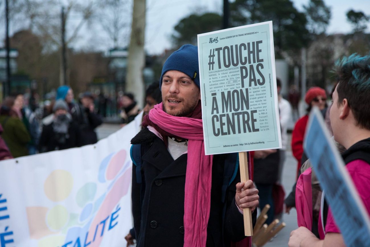 Rassemblement pour le centre LGBTI en février - CLGBTNantes / Facebook / Droits réservés