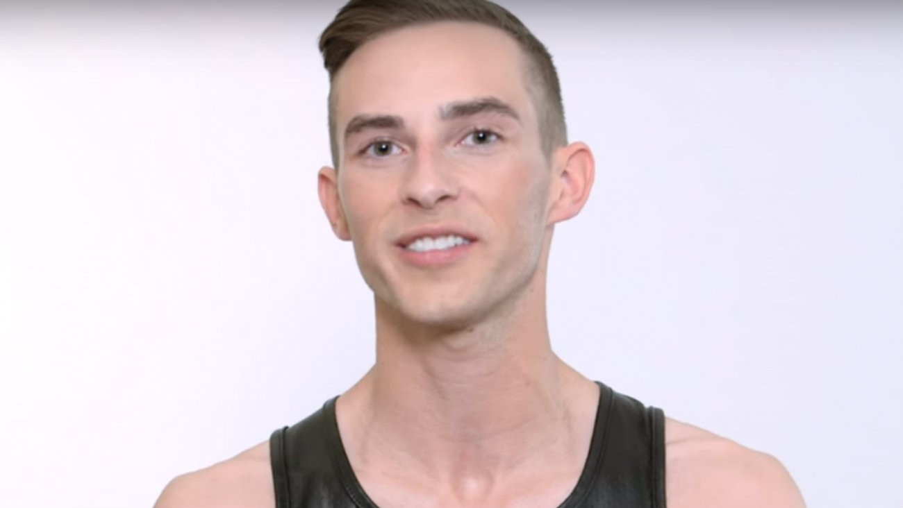 Le patineur artistique américain Adam Rippon