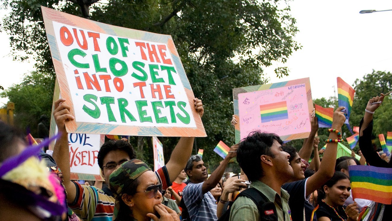 Première Pride de Dehli 29 juin 2008