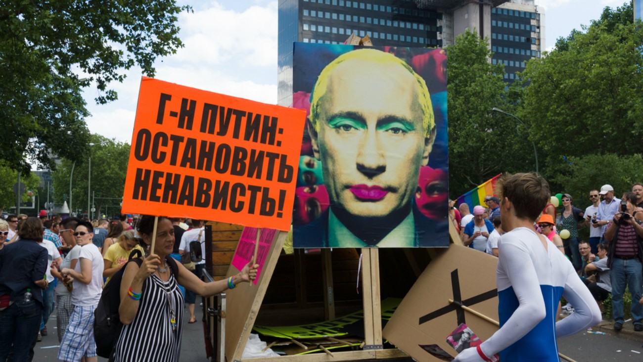 Manifestation anti Poutine à Berlin / Shutterstock
