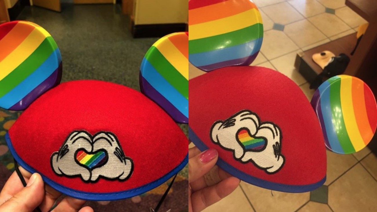 Les oreilles de Mickey aux couleurs LGBT+