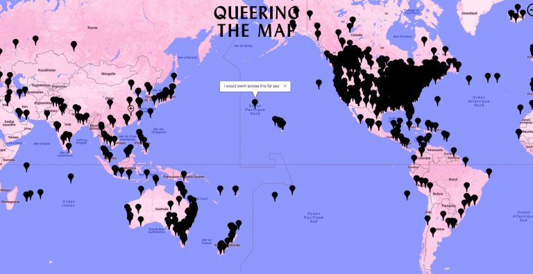 Capture Queering the map- Lucas La Rochelle / Queering the map
