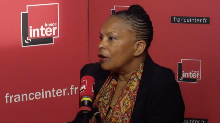 Christiane Taubira au micro de France Inter jeudi 19 avril