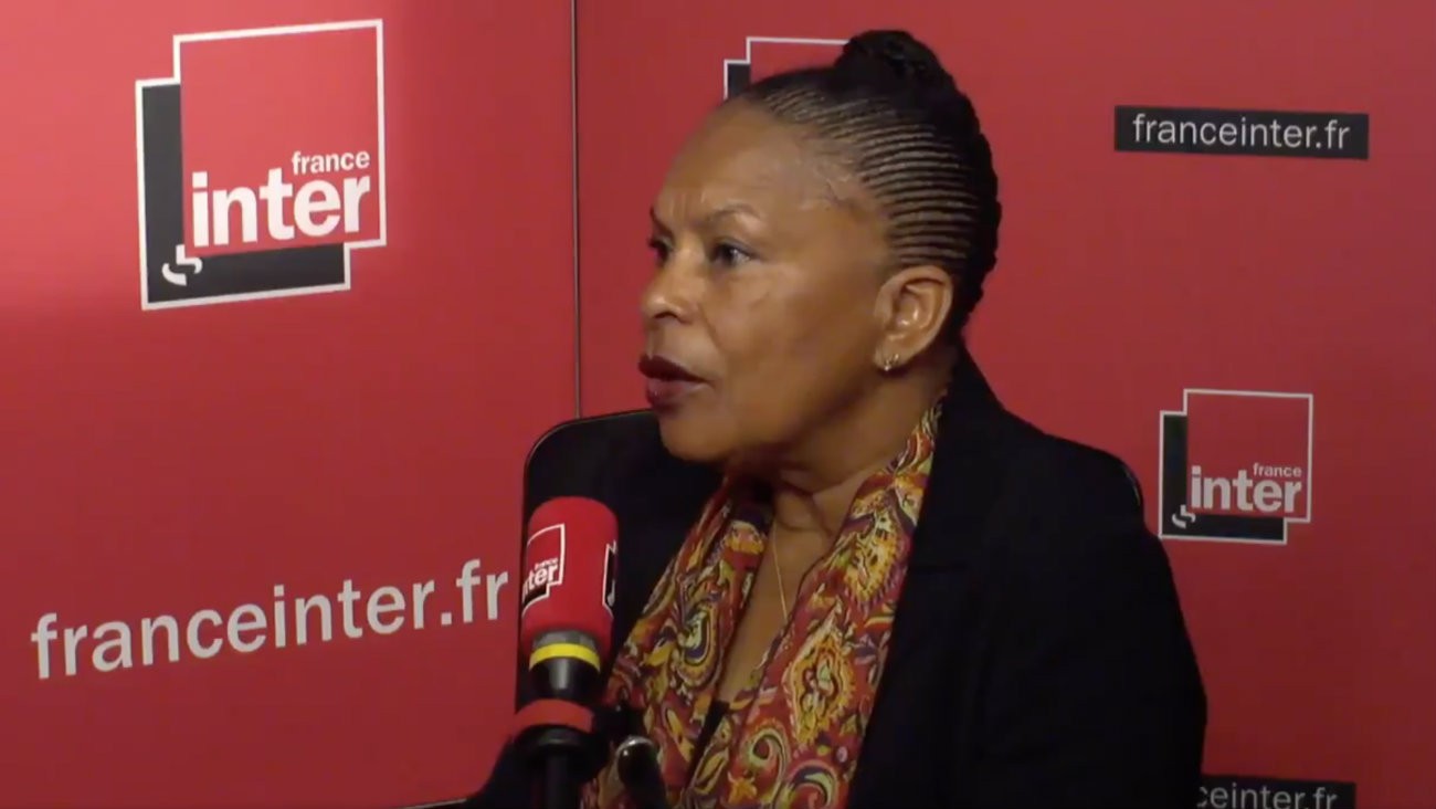 Christiane Taubira au micro de France Inter jeudi 19 avril