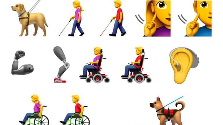 handicap Apple emojis