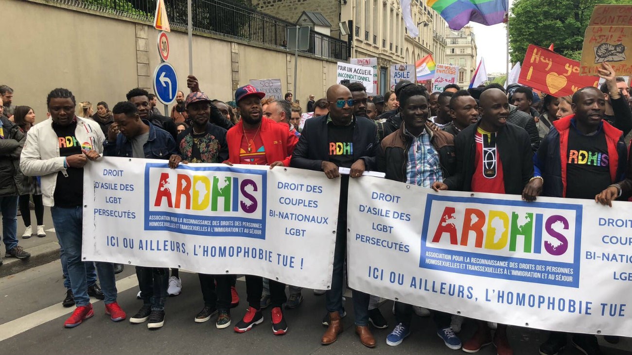 La manifestation contre la loi asile-immigration dimanche 15 avril 2018