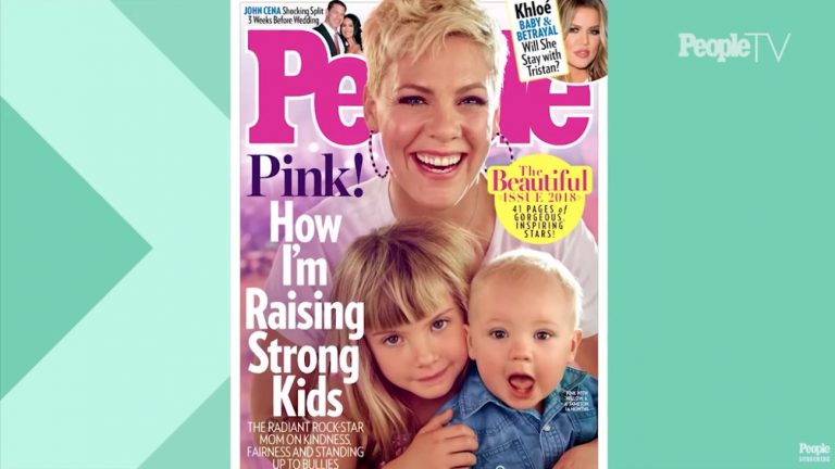 P!nk aborde l'éducation non-genrée de ses deux enfants dans People Magazine