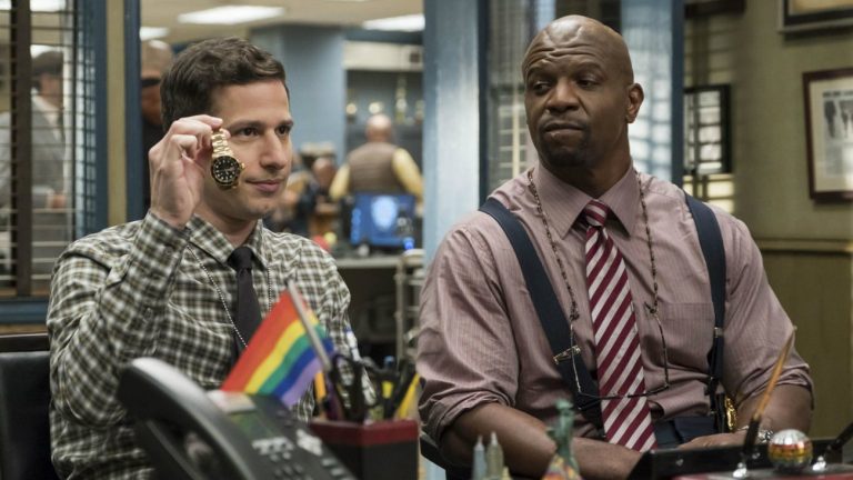 Andy Samberg et Terry Crews dans la saison 5 de « Brooklyn Nine-Nine » - Jordin Althaus / FOX