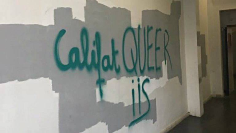 Tag califat queer à l'université Paris 8