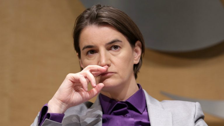 La Première ministre en Serbie, Ana Brnabić