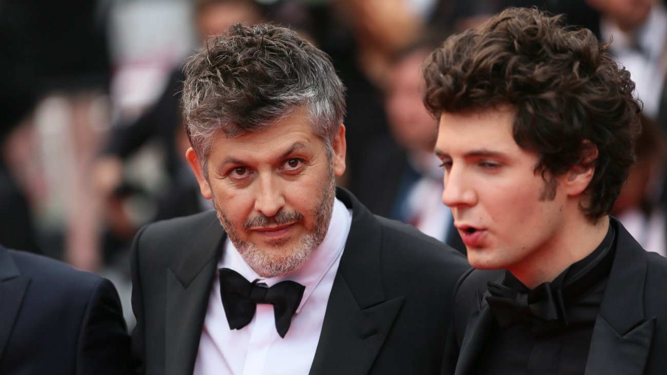 Christophe Honoré et Vincent Lacoste à Cannes le 10 mai 2017