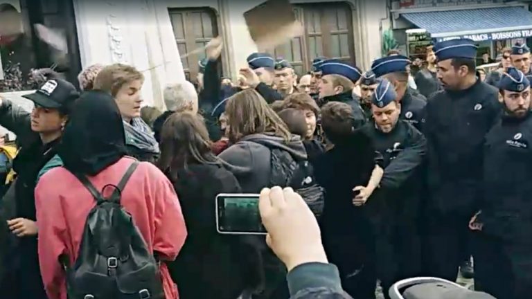 Violences policières à la Belgian Pride 2018a