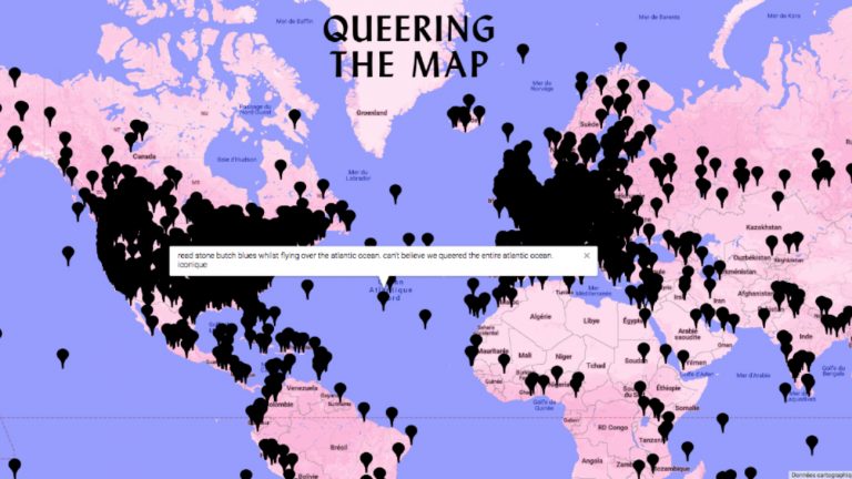 Un océan d'amour - Capture Queering the map- Lucas La Rochelle / Queering the map