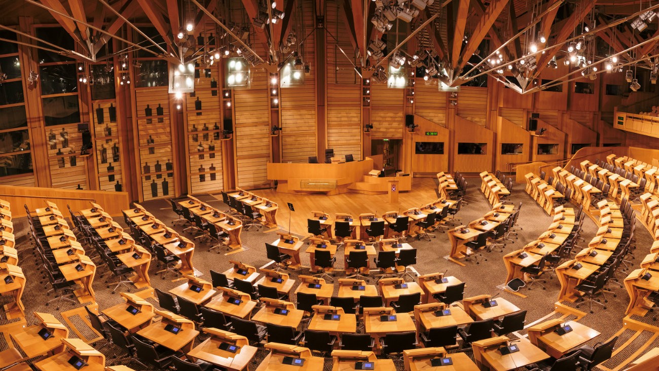 Le Parlement écossais vu de l'intérieur - Ulmus Media / Shutterstock