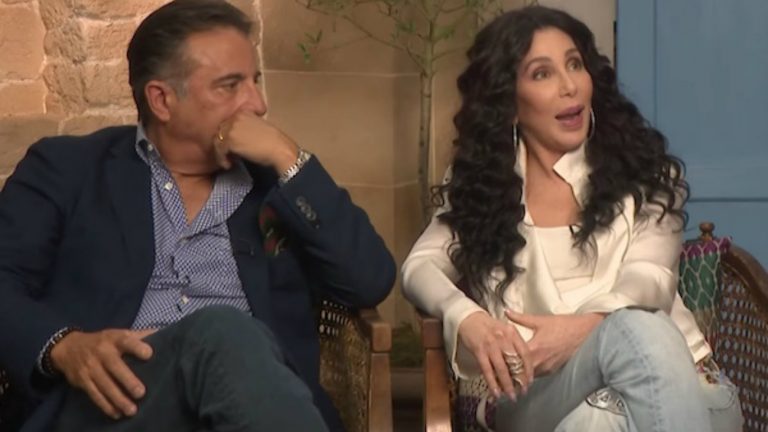 Andy Garcia et Cher - capture Facebook / GLAAD