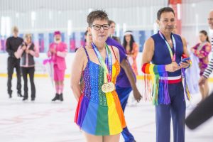 gay games paris 2018 patinage artistique ancienne et nouvelle génération Laura Moore pionnière battante lesbienne