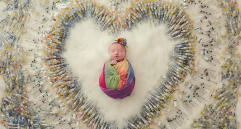 bébé pma rainbow