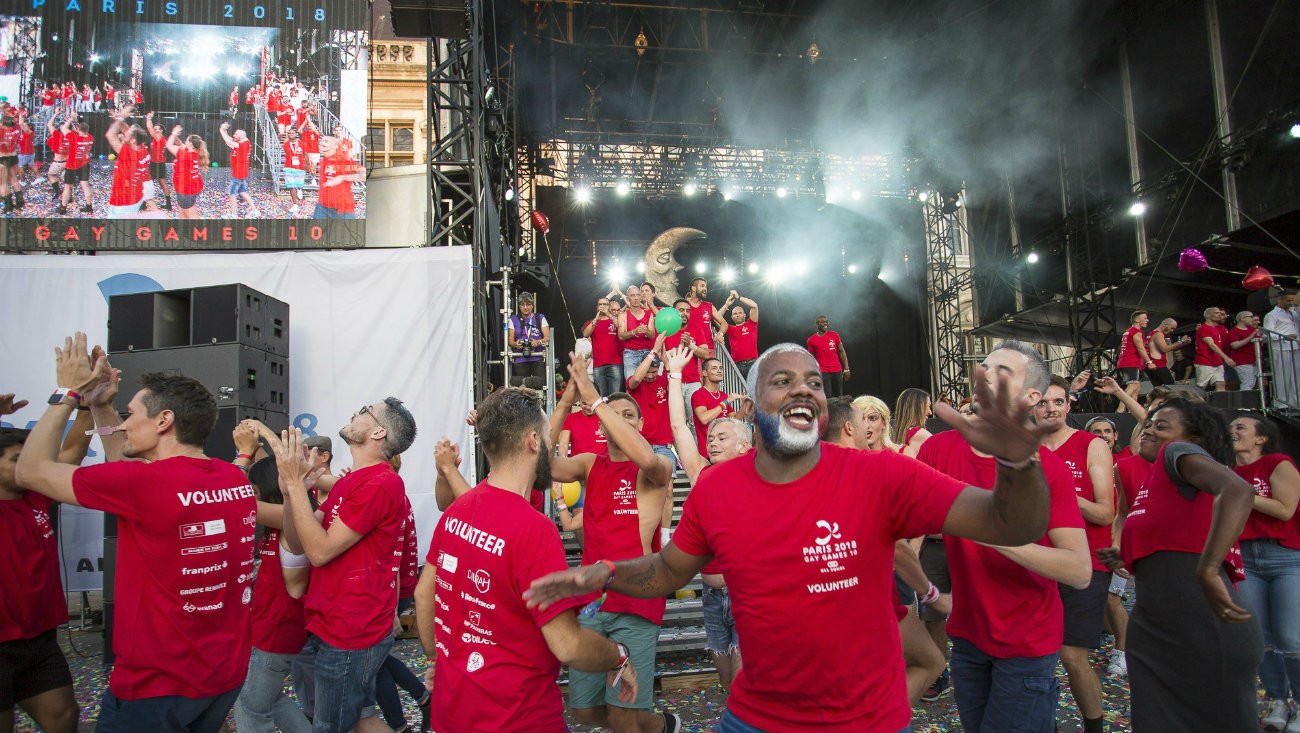 cérémonie clôture gay games 2018 paris village parvis hotel de ville