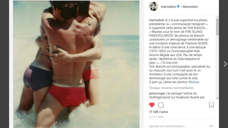 marina fois recadre des trolls homophobes et dénonce la pudibonderie d'instagram avec brio