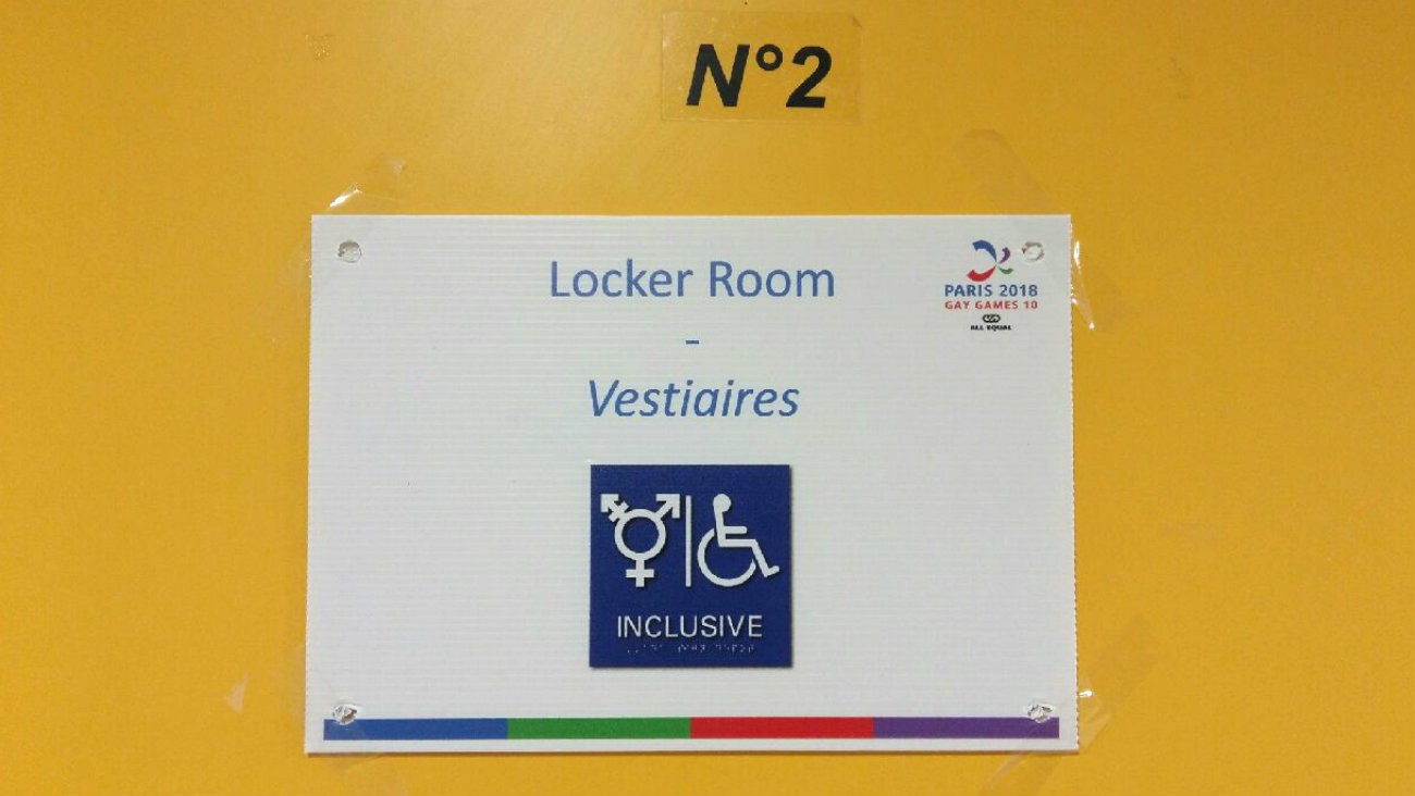 vestiaires gay games inclusif