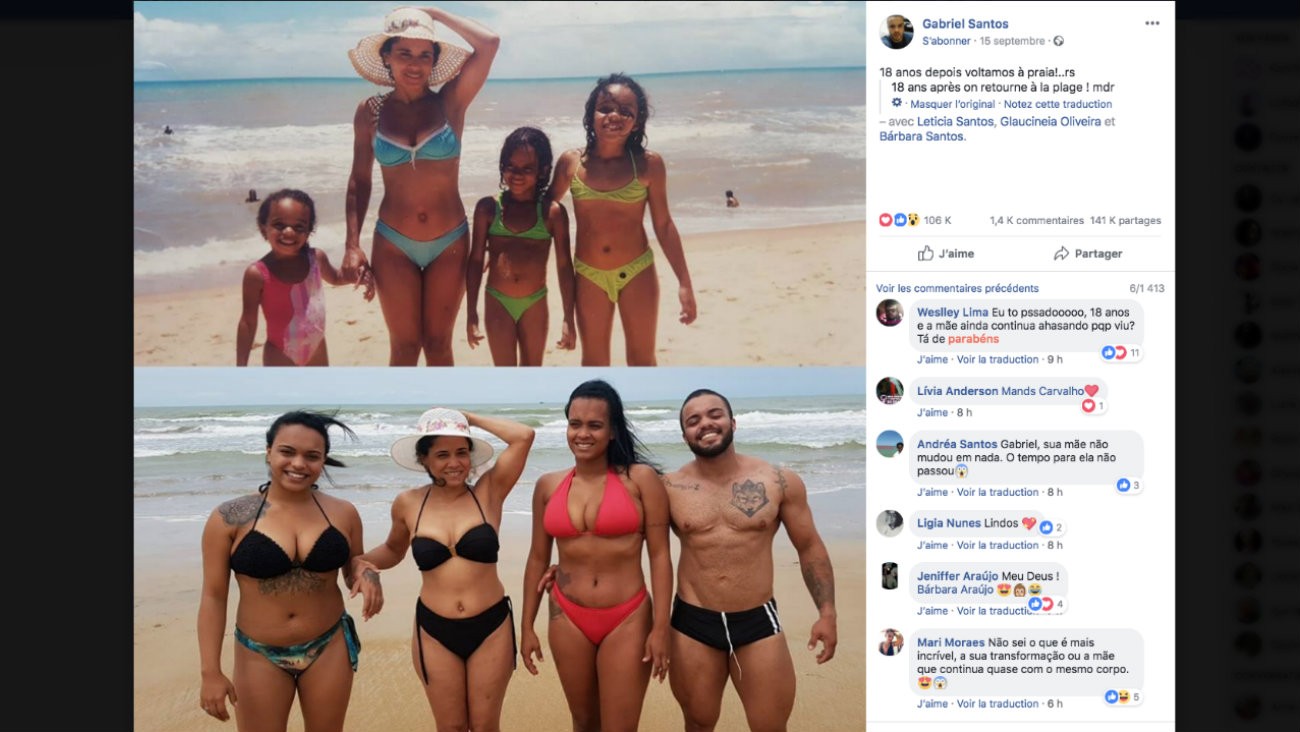 Les photos de famille à la plage avant-après de cet homme trans font le buzz sur les réseaux sociaux, entre commentaires transphobes et soutiens pleins de bienveillance