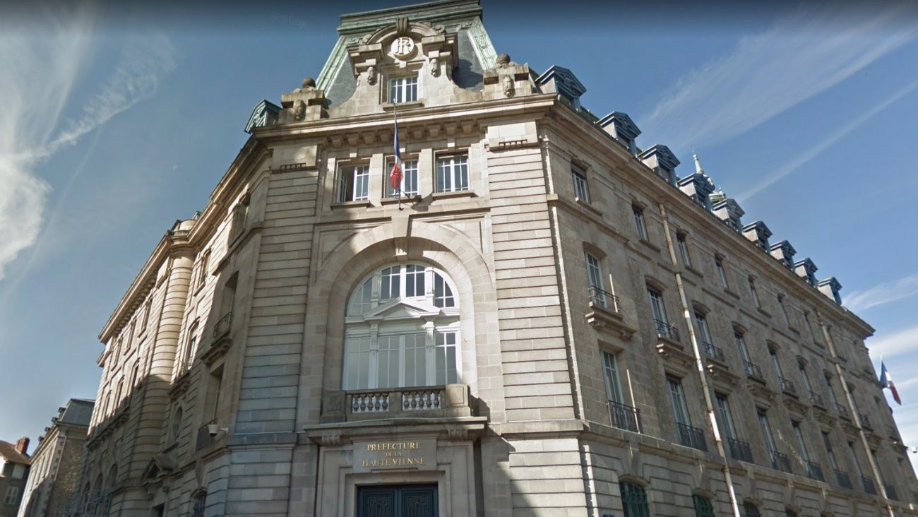 La préfecture de Haute-Vienne - Capture d'écran Google Street View / Google Maps