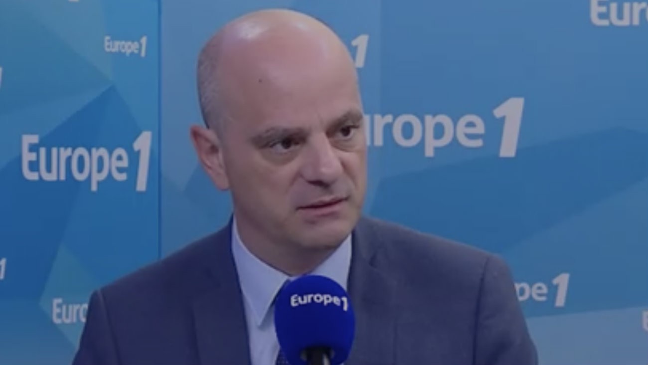Le ministre de l'Éducation nationale Jean-Michel Blanquer - Capture d'écran Europe 1 / Dailymotion