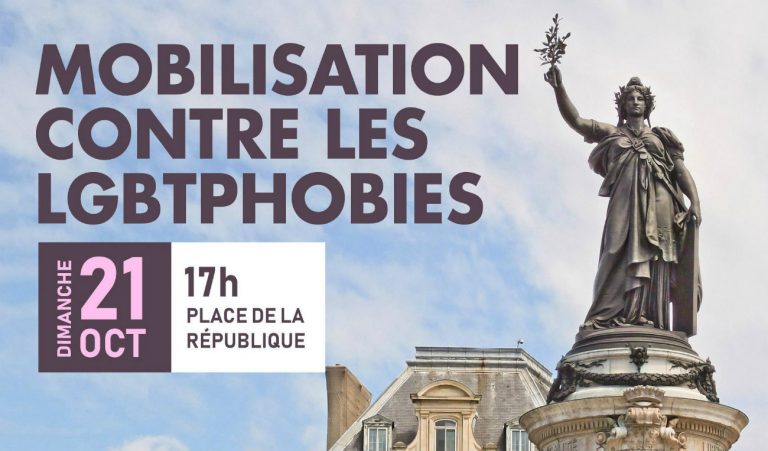 assemblement LGBTphobies Paris