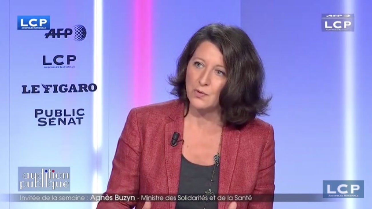 La ministre des Solidarités et de la Santé Agnès Buzyn sur LCP lundi 5 novembre - Capture d'écran / LCP Assemblée nationale