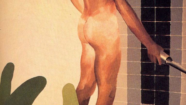 « Boy about to take a shower », David Hockney, 1964