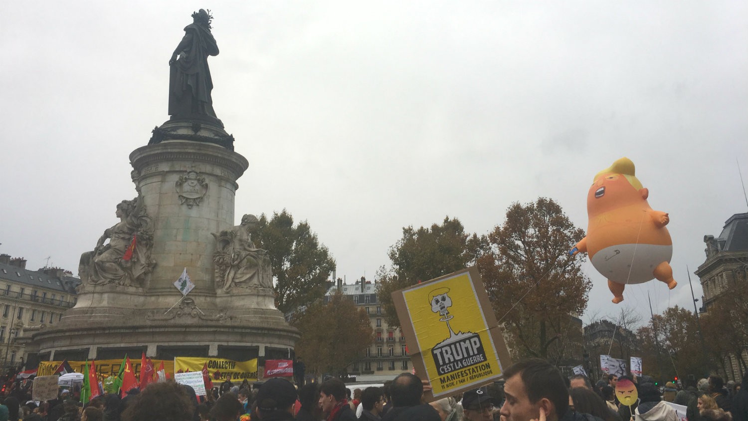 rassemblement baby trump paris