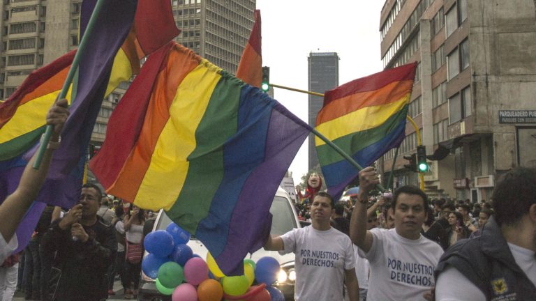 Photo prise en 2013 lors de la pride de Bogota -