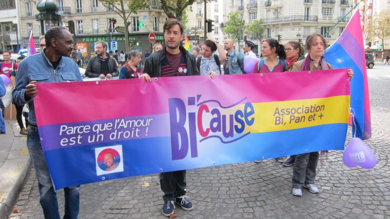 Marche pour la journée internationale de la bisexualité, 23 septembre 2017 à Paris