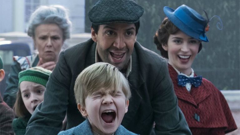 Lin-Manuel Miranda (Jack) et Emily Blunt (Mary Poppins) dans la suite du classique de1964