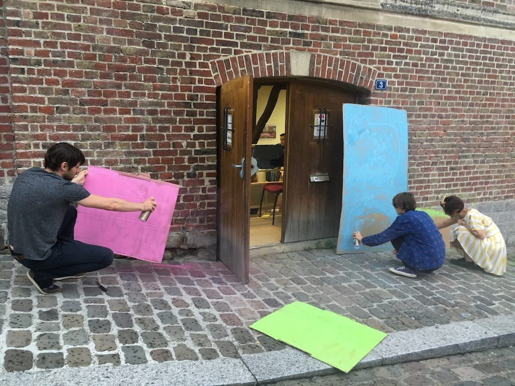 Préparation à la première Marche des fiertés, mercredi 19 juin - Philippe Peyre / Komitid