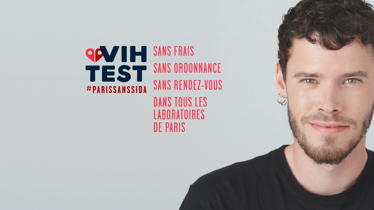 Une des cinq affiches de la campagne VIH Test.