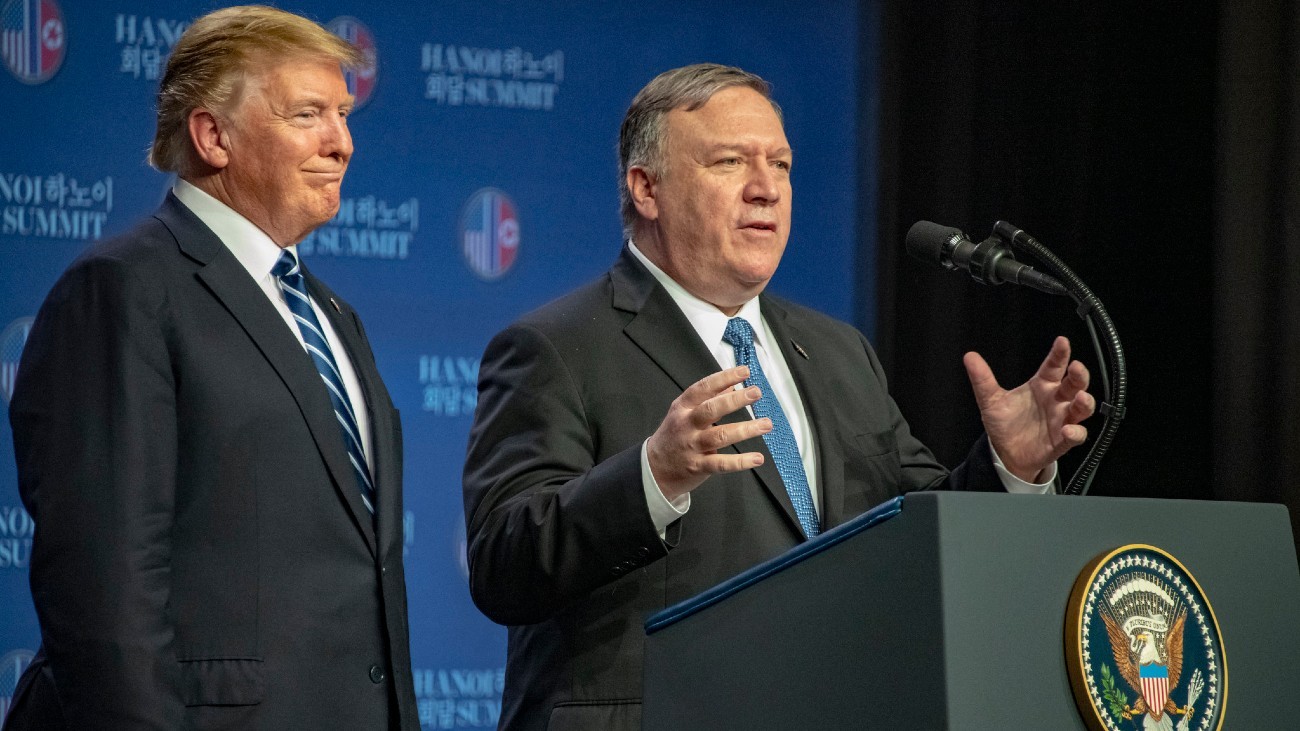 Donald Trump Mike Pompeo