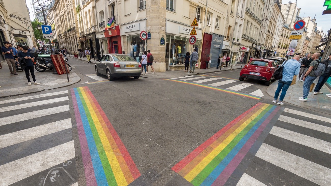 Le Marais à Paris, en 2018