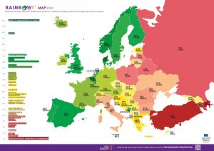 rainbow map ilga Europe