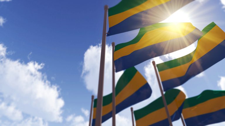 drapeau gabon