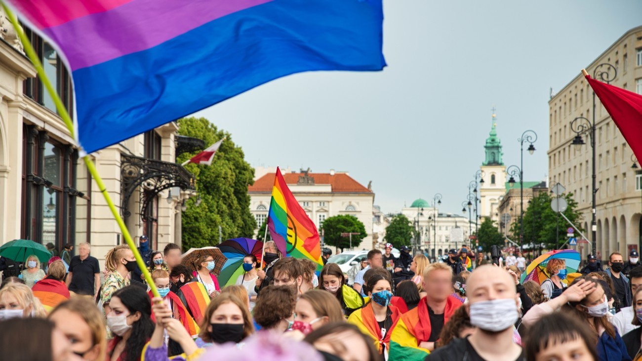 manifestation varsovie pologne lgbt