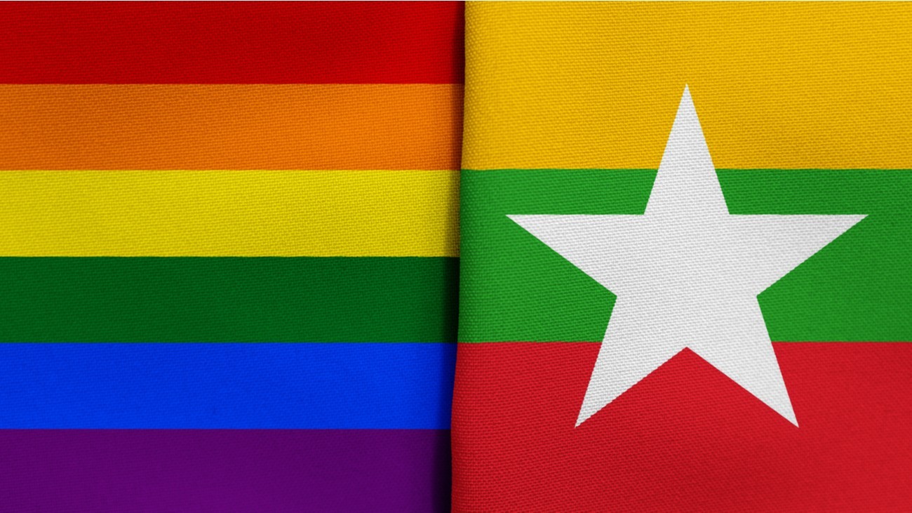drapeau Birmanie Myanmar lgbt