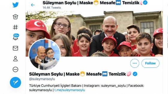 Turquie : un tweet du ministre de l’Intérieur signalé par Twitter pour propos LGBTphobes