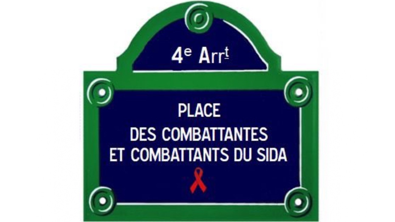 place des combattants et combattantes du sida