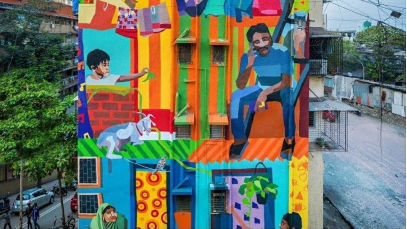 Fresque murale Bombay
