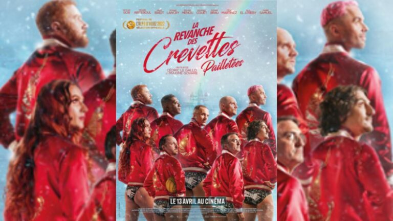 Affiche "La revanche des crevettes pailletées" - capture d'écran