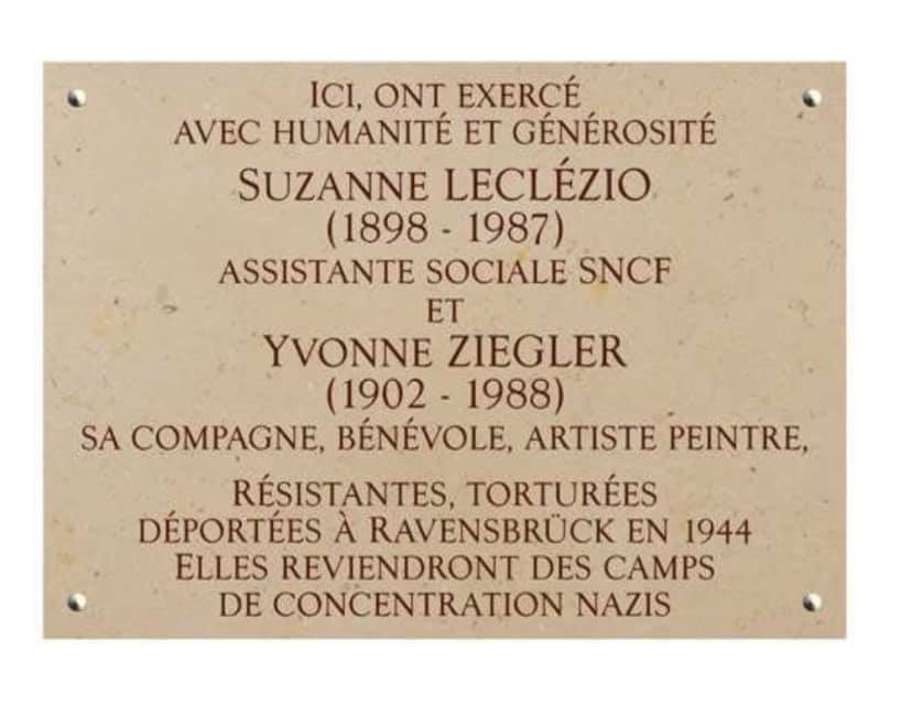 plaque commémorative