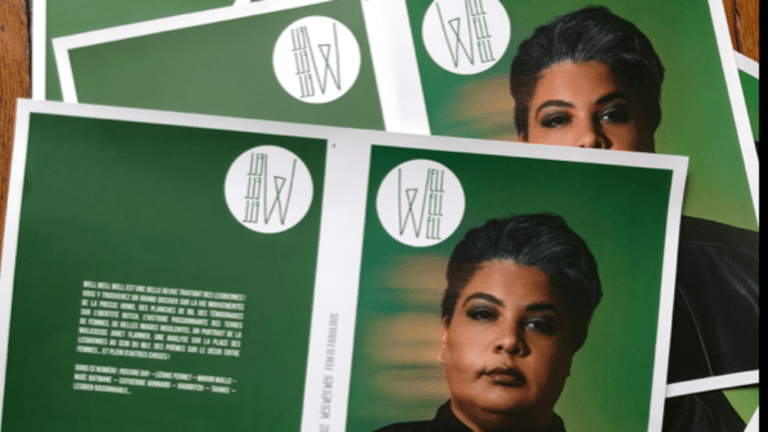 Couverture revue Well Well Well - capture d'écran @Revue_well