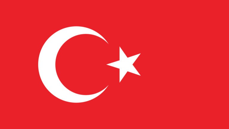 Le drapeau de la Turquie