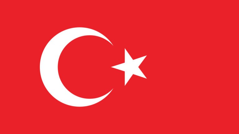 Le drapeau de la Turquie